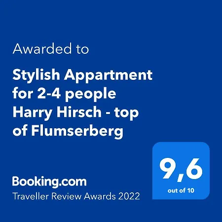 Stylish For 2-4 People Harry Hirsch - Top Of * Flumserberg